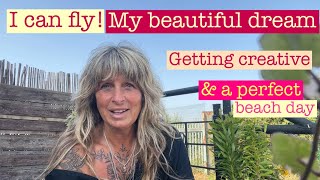 DREAMING OF FLYING, A DAY IN LYME REGIS & MAKING A WIND BREAK/ my week/personal vlog