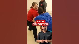 10/10 Painful Dislocation - Elbow Reduction 🤬 #shorts