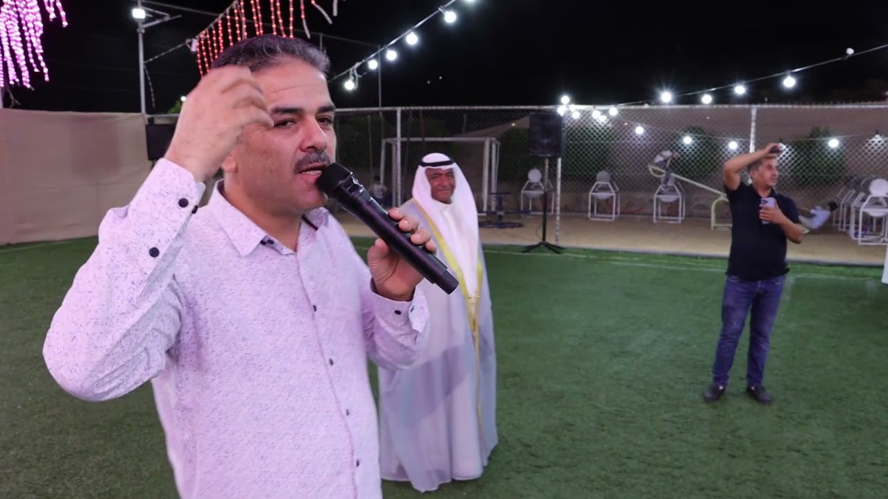 ابداع نجم حوران احمد القسيم على شيوخ ووجهاء العشاير في حفل قدوم المولود محمد خير عبد الحليم القداح