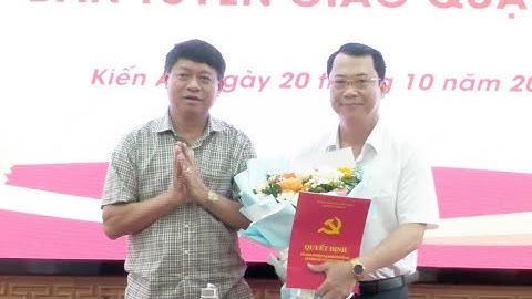Hội nghị công bố Quyết của Ban Thường vụ về công tác cán bộ Ban Tuyên giáo Quận ủy