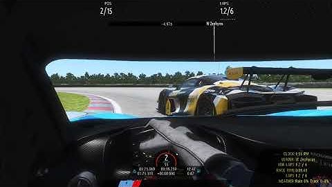 rFactor2 720s GT3 at Palm Beach vs AI