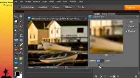 Photoshop Elements - Depth of Field