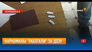 Наркоманы "работали" за дозу Наркоманы "работали" за дозу