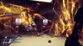 Prey PS4 Pro - chasing down a technopath with a wrench.