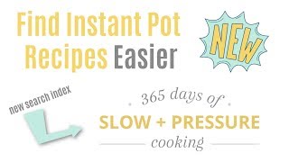 Easy Way to Search for Instant Pot Recipes screenshot 5