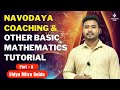 Navodaya coaching  other basic mathematics tutorial  joy das  vidya mitra guide  part 8