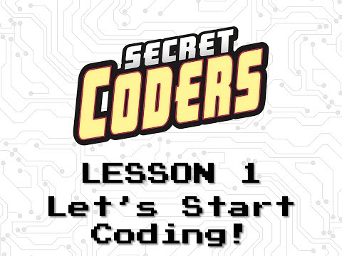 Secret Coders Old School Coding School - Lesson 1