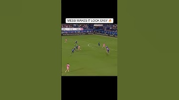 Messi made it look easy! (via MLS on Apple TV)