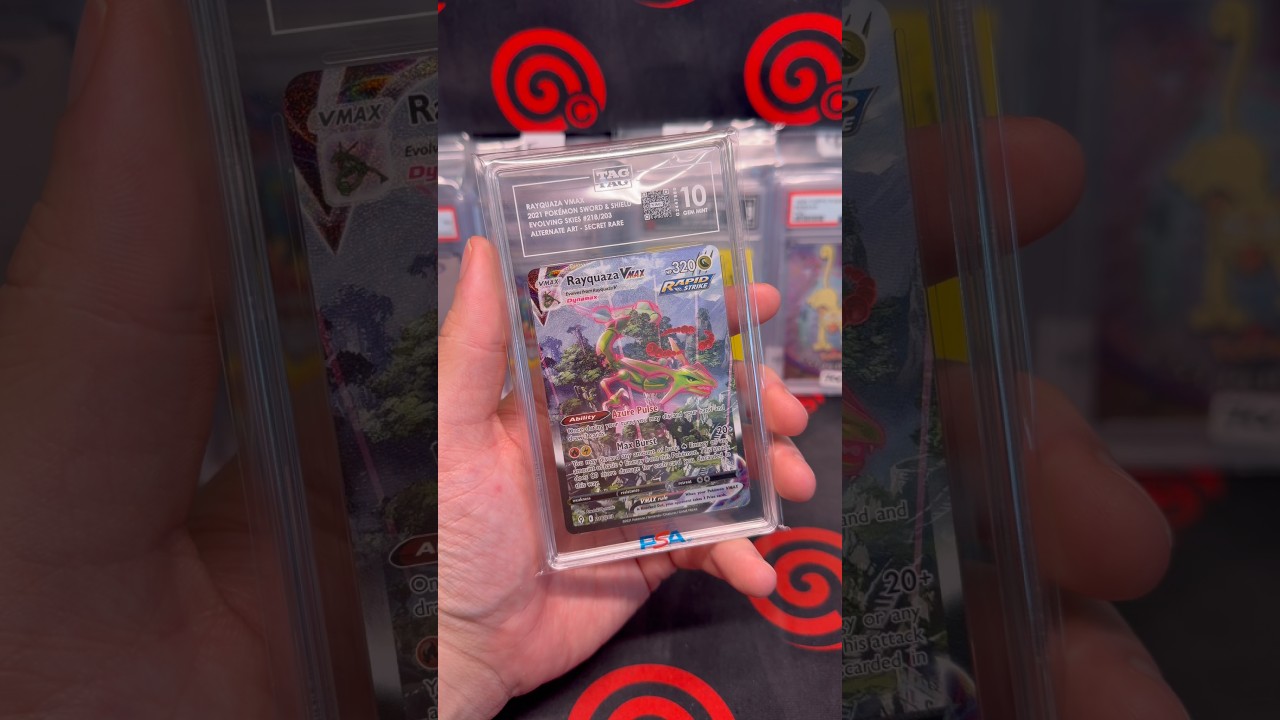 NEW MEGA BREAK - RAYQUAZA VMAX #pokemoncards