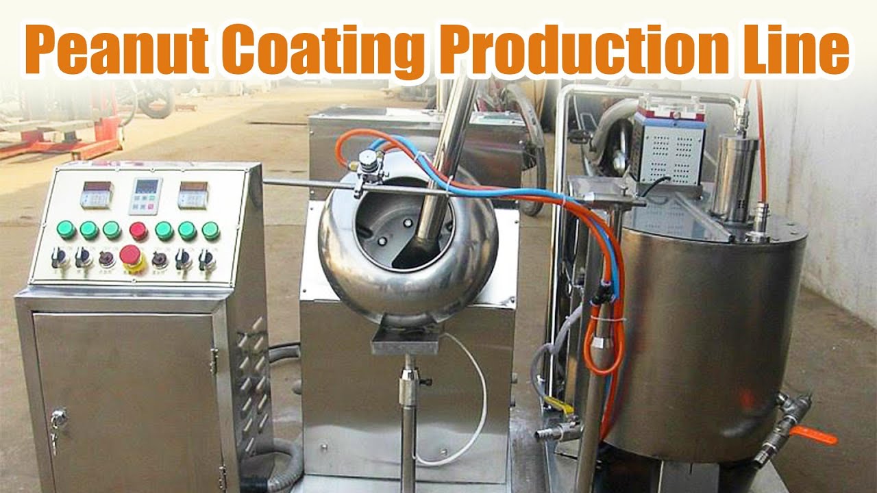 Automatic Peanut Coating Machine Production Line for Snack Industry 