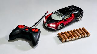 RC Remote Control Electric Bugatti Car Unboxing & Test 🔥