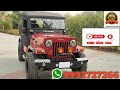 Mahindra major jeep with ac  2wd cl550 mdi  1101  modified jeep  order now 9992727266