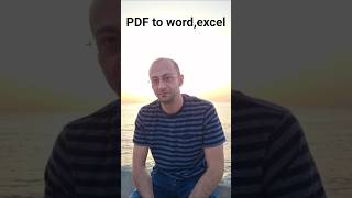 How to convert a PDF file to Word or Excel + edit it?#youtubeshorts #ytshorts #itlifelb #pdf