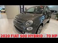 2020 Fiat 500 Hybrid - 70 HP - Silver - Salon Walk-around
