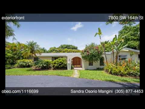 7800 SW 164th St, Palmetto Bay, FL home video tour