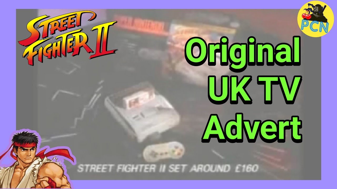 Video thumbnail — Street Fighter II 2 - SNES Super Nintendo - Original UK TV commercial - #PixelCherryNinja