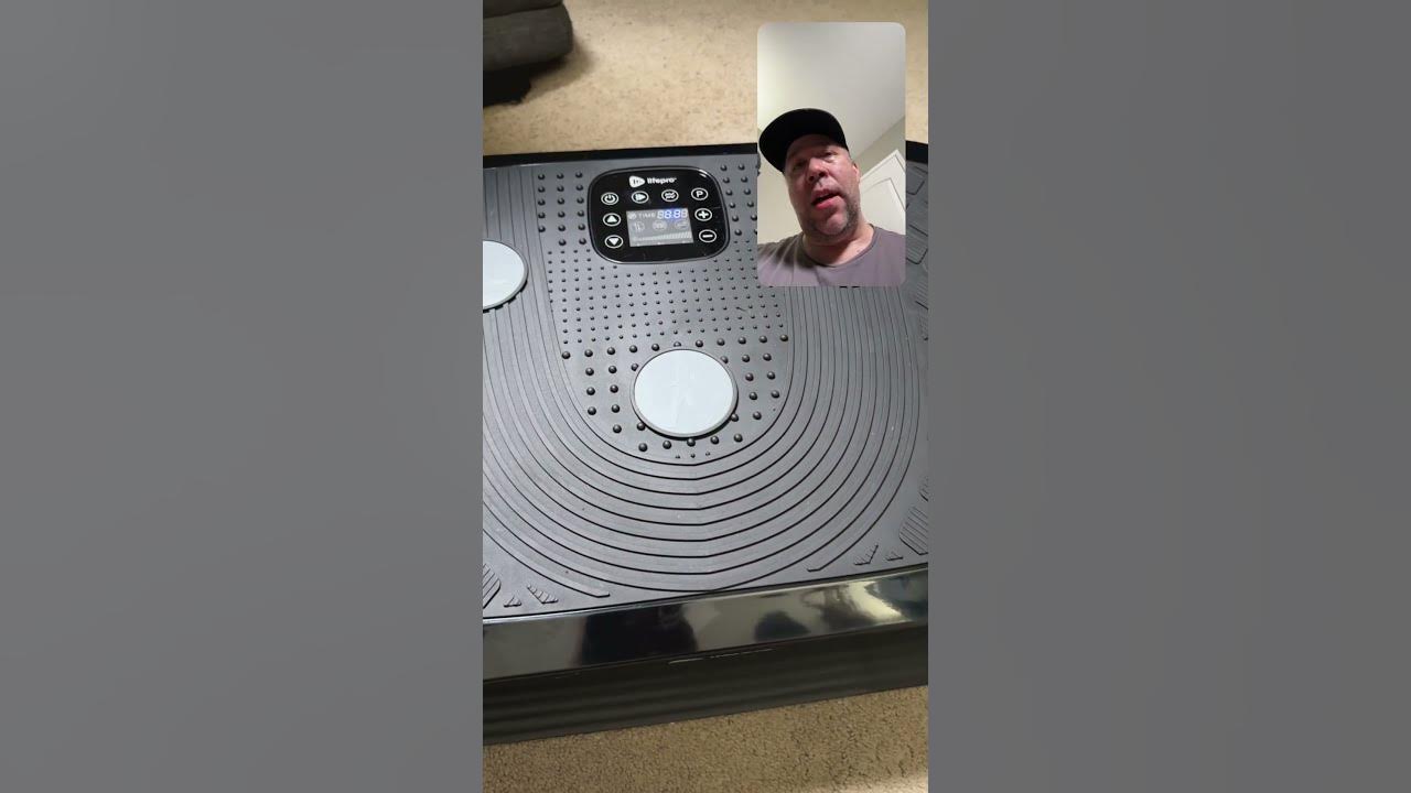 Me After Just 10 Minutes with LifePro Rumblex Plus 4D Vibration Plate