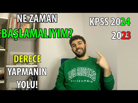 KPSS 2023/2024 Ne Zaman BAŞLAMALIYIM? (DERECE YAPMAK İÇİN!)