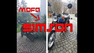 Vom Mofa zur Simson // Simson S51 // SR50 // Neuaufbau
