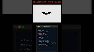 Bat Buttion Animation   #backend  #coding #html #css #webdesign #programming   #frontend #python