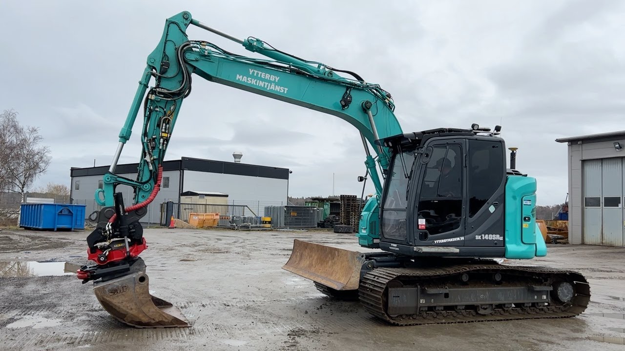 Köp Grävmaskin Kobelco SK140SRLC-7 med Planeringsskopa & rotator m grip på Klaravik