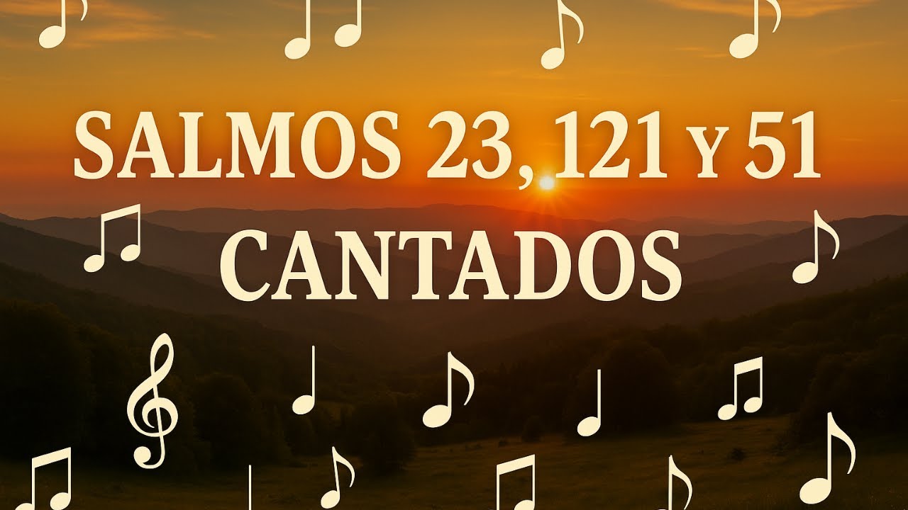 Salmos 23, 121 y 51 Cantados | Protección, Confianza y Misericordia