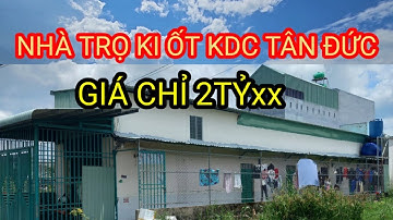 chính chủ cần bán dãy nhà trọ ở giai đoạn 2 khu dân cư tân đức | đức hòa
