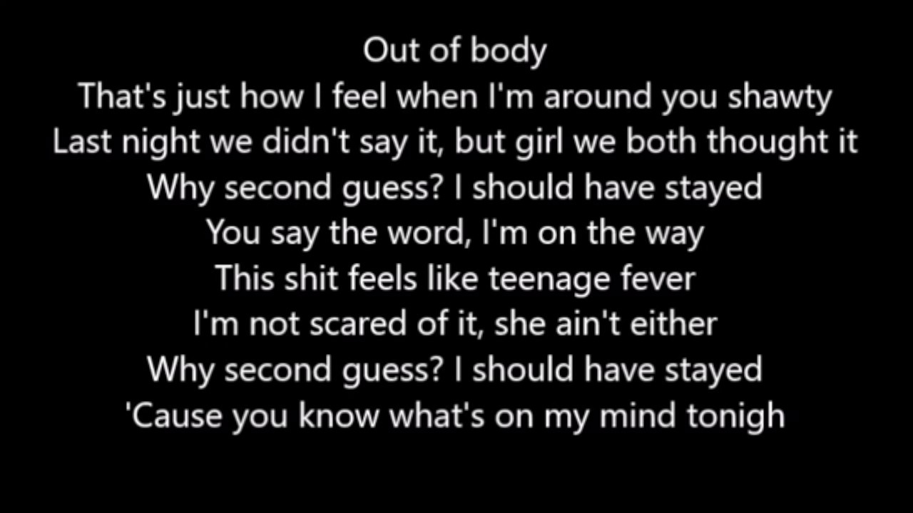 Teenage Fever | Drake ft Jennifer Lopez | LYRICS ON SCREEN | HD ...