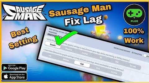 How To Fix Lag In Sausage Man Game || For best setting Any Android device - 100% Work