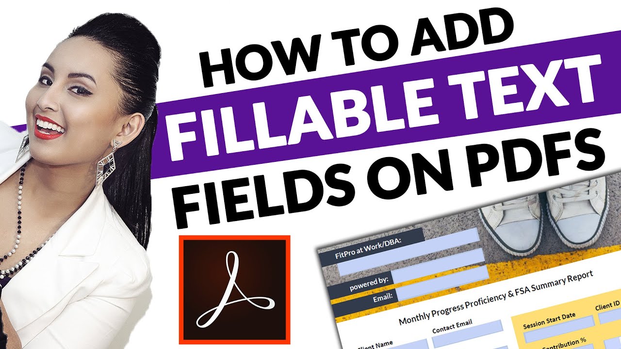 Create A Fillable Text Box On Pdf Using Adobe Acrobat Pro Dc