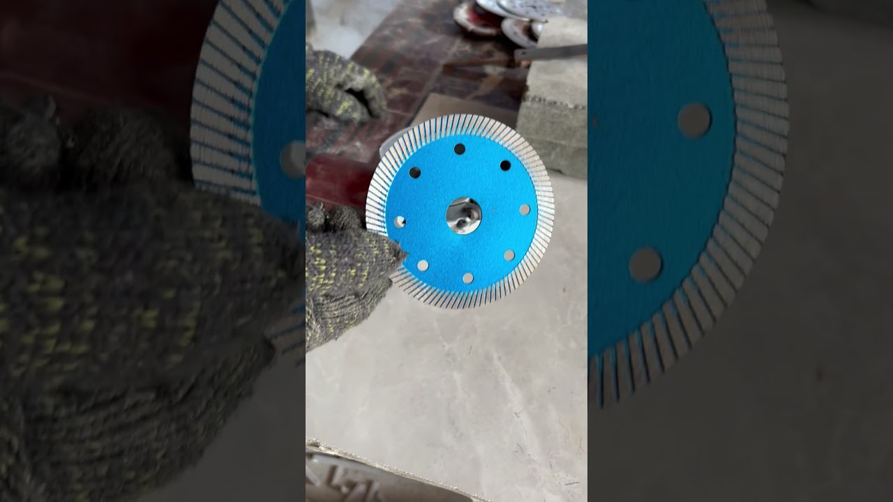 blue super thin diamond saw blade for  tile marble disc ceramic