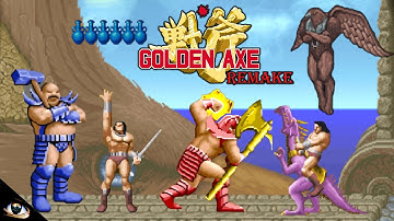 Golden Axe Remake - Ax Battler - Longplay/Playthrough