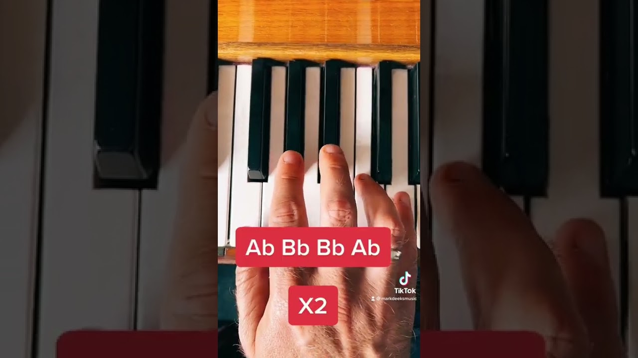 How to play Closer by The Chainsmokers on piano in 14 seconds 🎹 