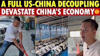 A Full US-China Decoupling Devastate China's Economy, Weak Domestic Demand Leaves Businesses Bleak
