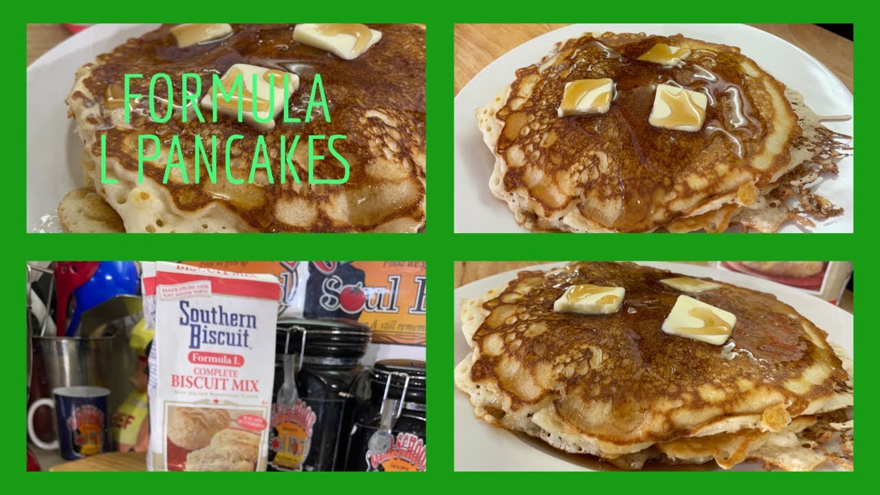 WHAT HAPPENED WHEN I USED FORMULA L BISCUIT MIX TO MAKE PANCAKES?/FORMULA L PANCAKES
