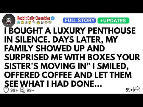 I BOUGHT A LUXURY PENTHOUSE IN SILENCE DAYS LATER MY FAMILY SHOWED UP AND SURPRISED ME WITH BOXE