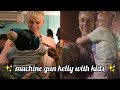 machine gun kelly being cute asf with kids 🥺