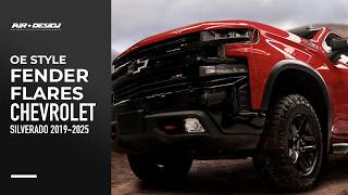 OE Style Fender Flares - Chevrolet Silverado 2019-2025+ - English