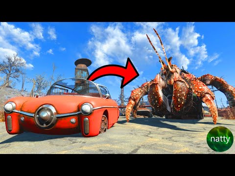 Fallout 4, but Every Car is a Hermit Crab