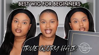 BEST WIG FOR BEGINNERS | NEW TRUE GLORY HAIR BRAZILIAN STRAIGHT HEADBAND WIG REVIEW