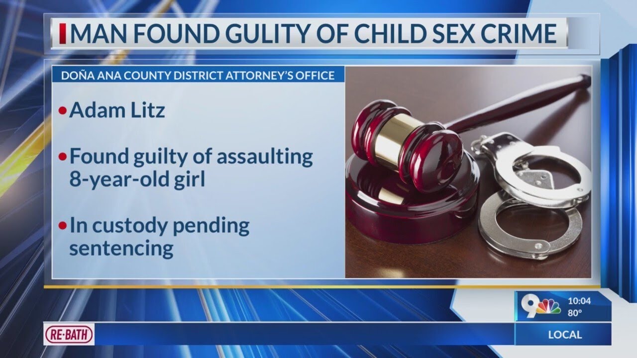 Man found guilty of child sex crime - YouTube