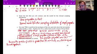 Math Apps HL Unit 12 Video 11: Hypothesis tests for proportions practice problems 1-4 (Section 12.2)
