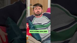 It's not Gogglebox without Pete jumping onto the sofa #Gogglebox