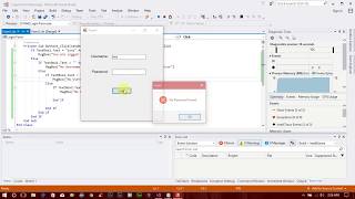 Create a Login form in Visual Basic use Visual Stdio 2017 (part 4)