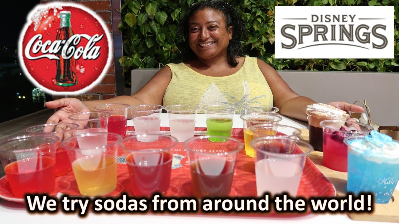 Международные напитки Coca-Cola?! Набор напитков «Вокруг света» в Disney Springs 🌍