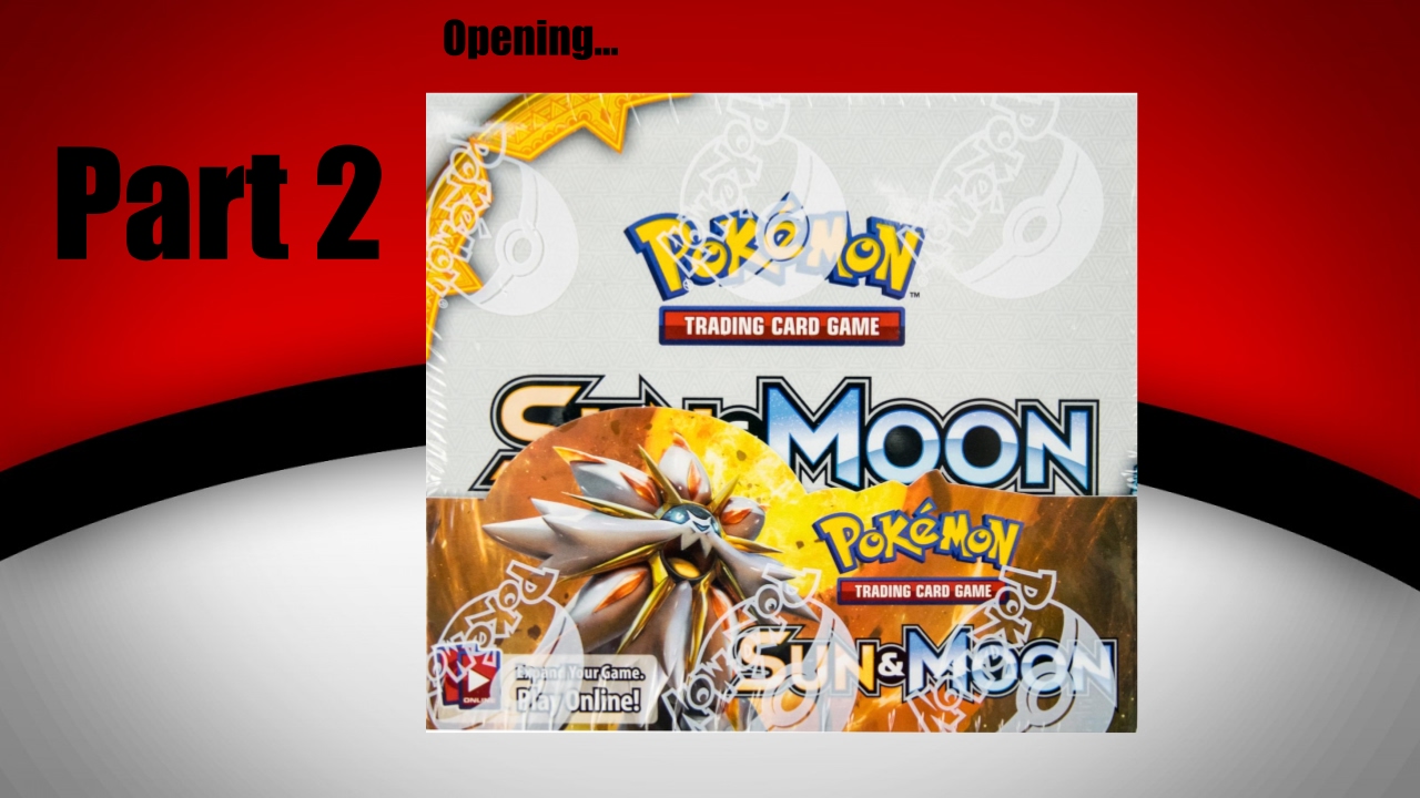 Opening an English Pokemon Sun and Moon Booster box part #2!