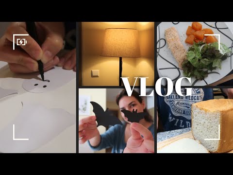 ROTINA, decorações HALLOWEEN, COMPRAS da semana, novo PÃO na panificadora, assar CASTANHAS e mais..