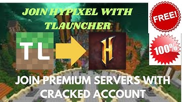 How to Join Hypixel With TLAUNCHER Or Cracked Account Play Premium Servers cracked Minecraft - 2025