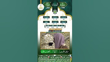 وَقَالُوا اتَّخَذَ الرَّحْمَٰنُ وَلَدًا... سورة مريم القارئ أحمد بن طالب حميد