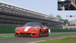 Time Attack Practice Ferrari 599XX Evo - Assetto Corsa | Logitech G29 Gameplay